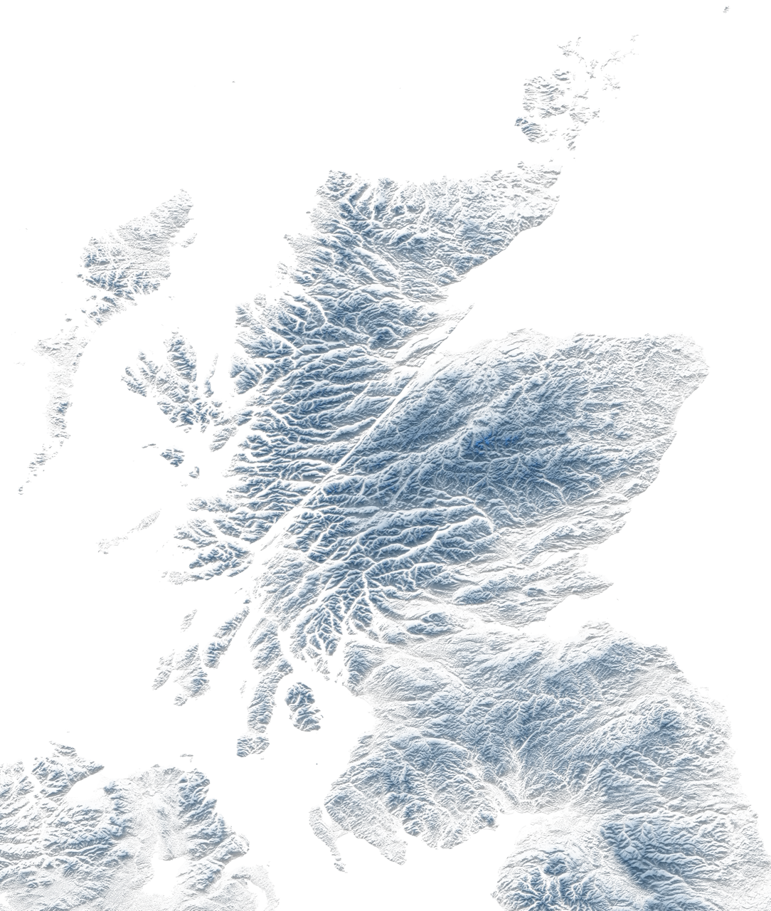 Scotland Topographic Map
